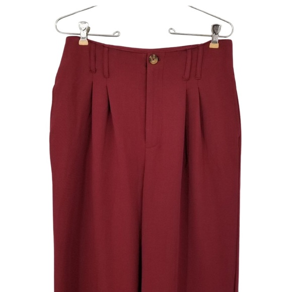 NWT SO Wide Leg High Rise Berry Dress Pants Size 15 - Picture 2 of 12